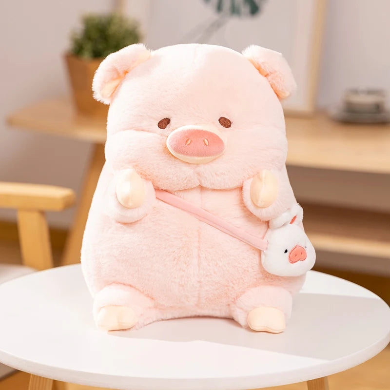 Valentine Pink Pig Plushie - Cuddly Red Heart Toy | Stuffed Animals & Plushies | Adorbs Plushies