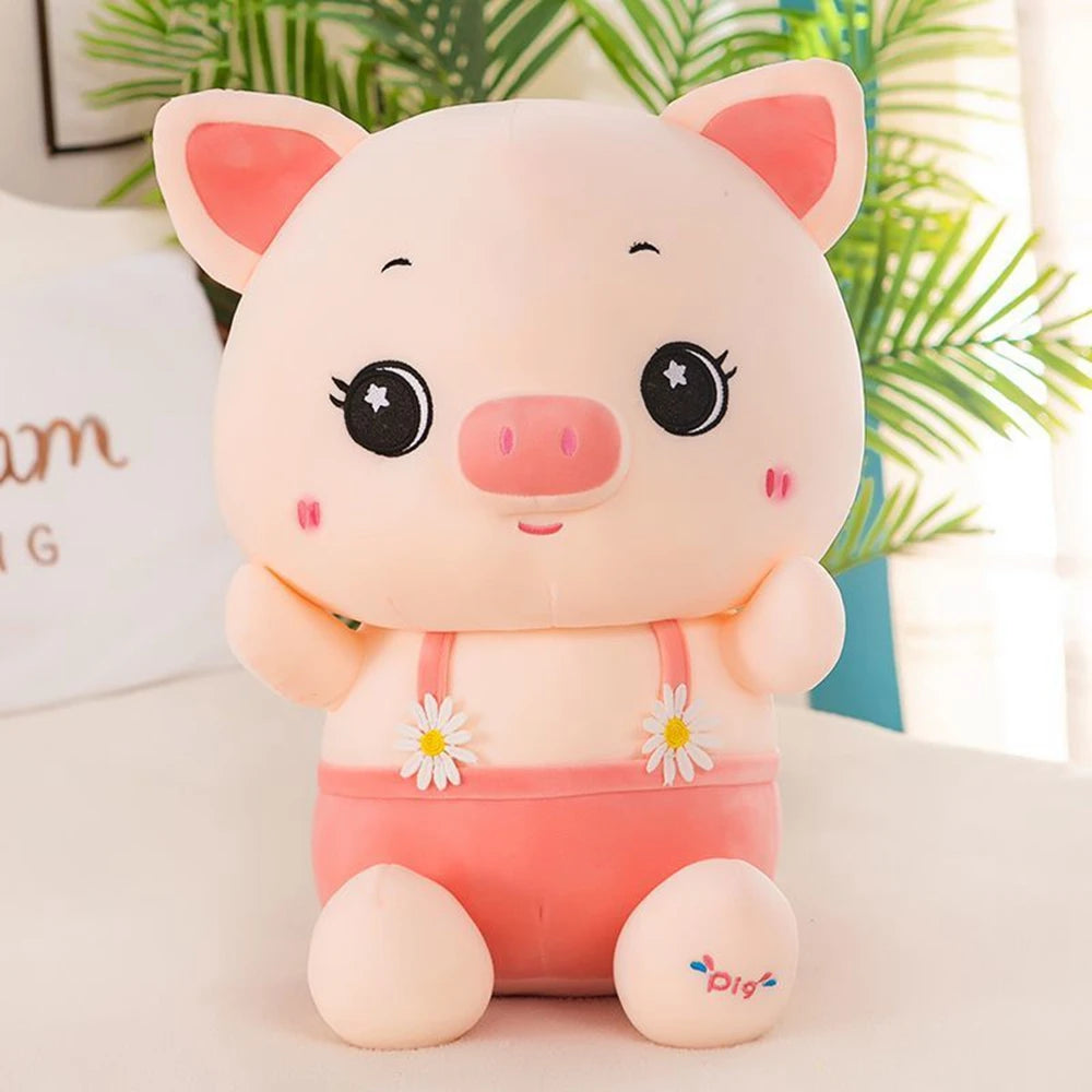 Cute Piglet Plush Toy with Flower Strap | Perfect Gift for Kids | Adorbs Plushies