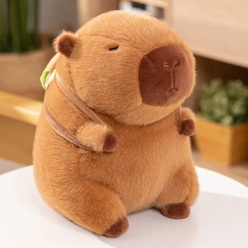 Hamburger Chips Capybara Plush - Cosplay Sushi Toy | Stuffed Animals & Plushies | Adorbs Plushies