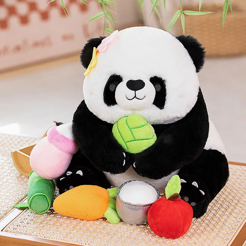 Chocolate Panda Chizai Plush - Snack Bag Zoo Animal Gift | Stuffed Animals & Plushies | Adorbs Plushies