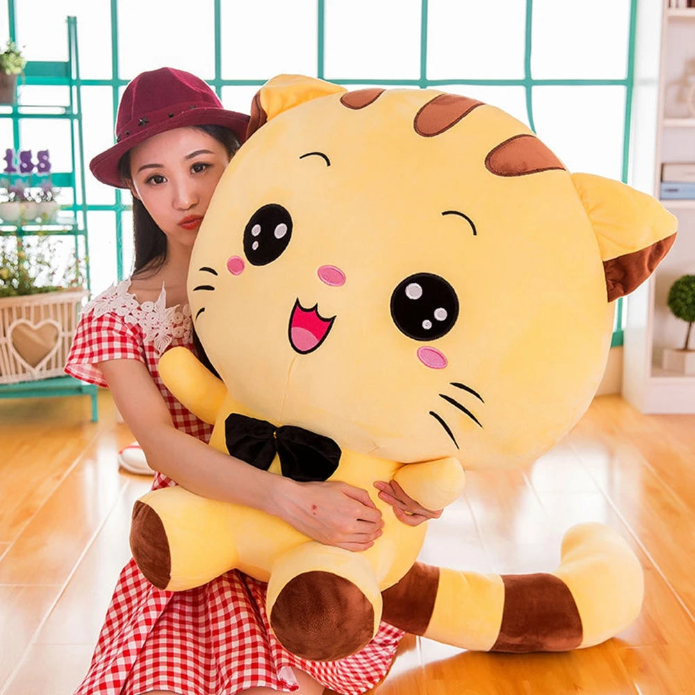 Big Face Cat Plushie | Cute Smiling Stuffed Cat Toy | Adorbs Plushies