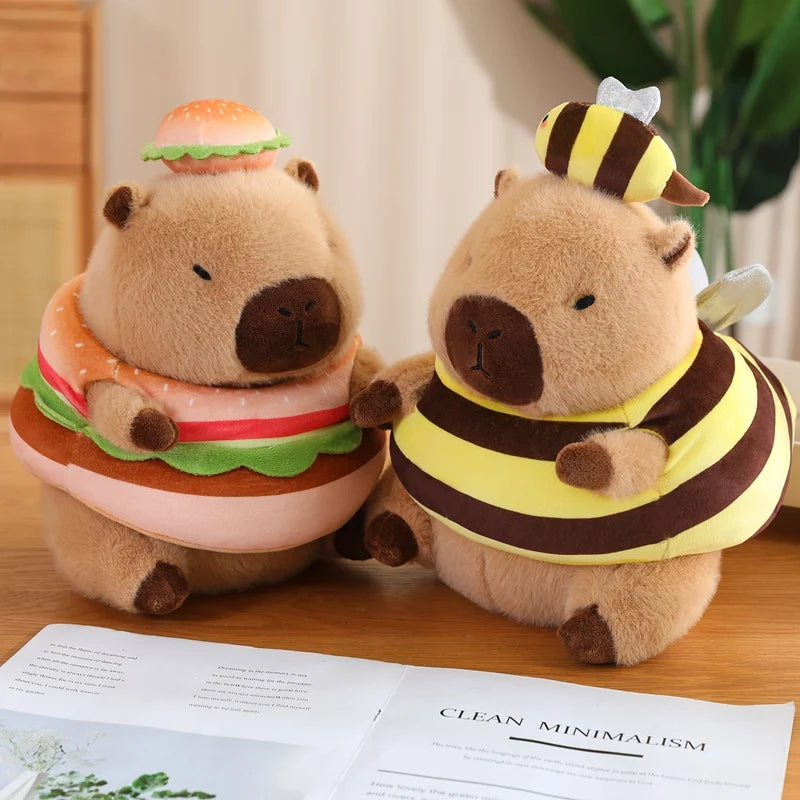 Bee Costume Capybara Plushie - Vegetable Hoodie Toy | Stuffed Animals & Plushies | Adorbs Plushies