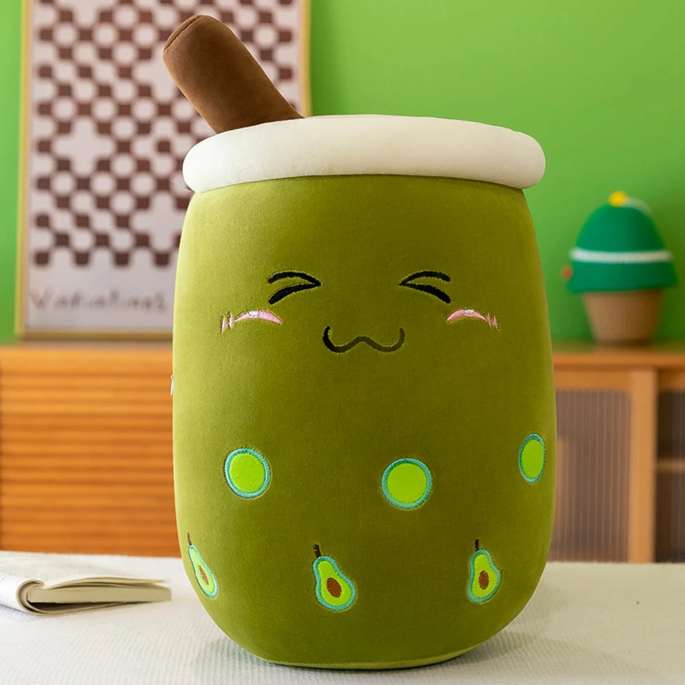 Cute Fruit Milk Tea Plush Toy | Soft Teddy Bear Stuffed Animal | Adorbs Plushies