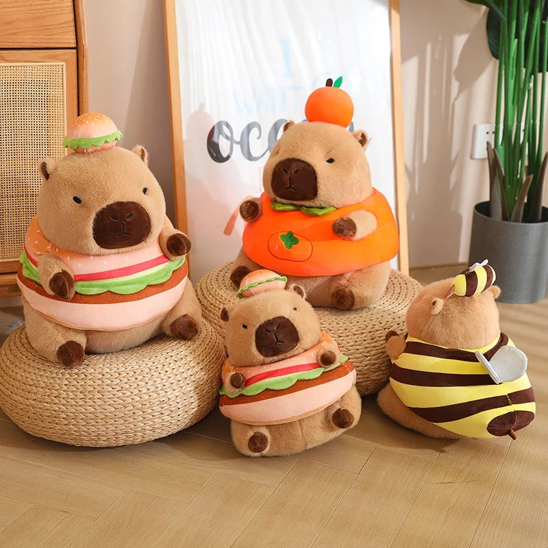 Bee Costume Capybara Plushie - Vegetable Hoodie Toy | Stuffed Animals & Plushies | Adorbs Plushies