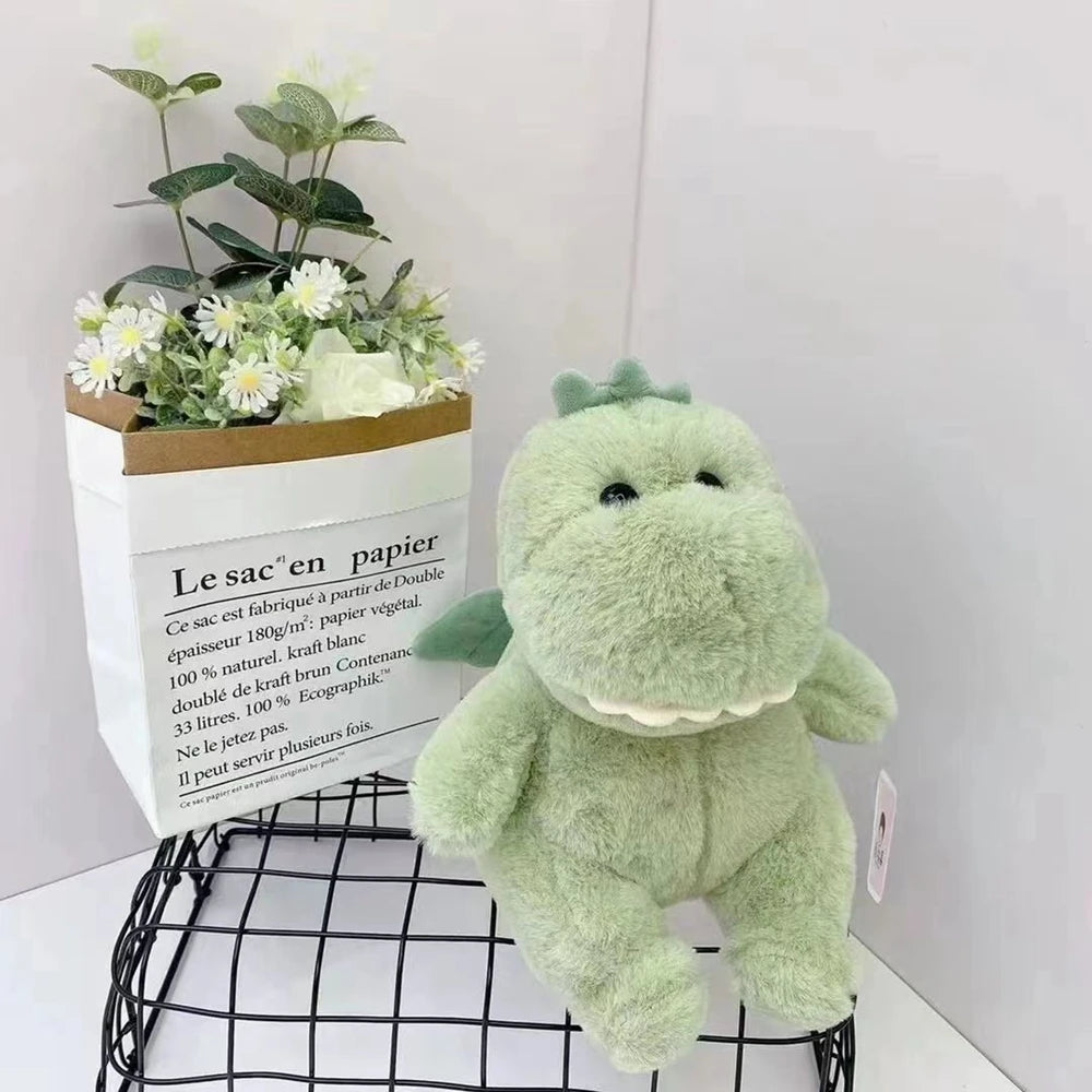 Green Dinosaur Plushie | Cute Stuffed Animal for Kids | Adorbs Plushies