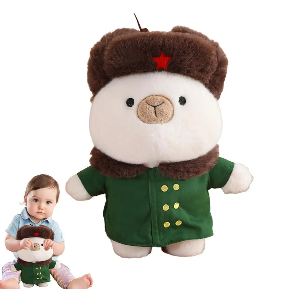 Cute Capybara Stuffed Animal Plush with Coat and Hat | Adorbs Plushies