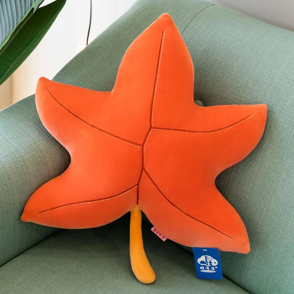 Leaf Throw Pillow Plush Toy | Plushie Pillow | Adorbs Plushies