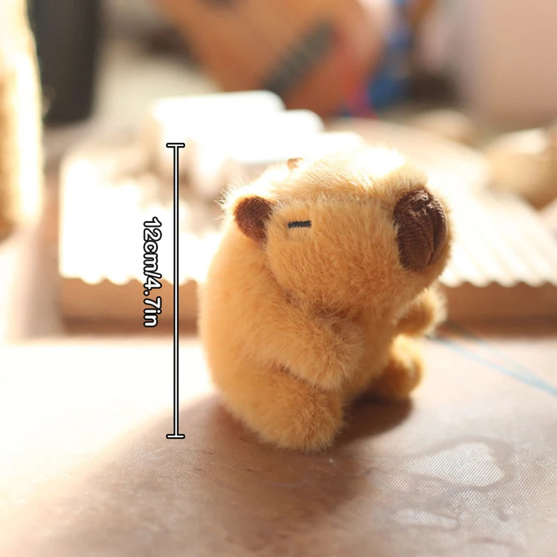 Small Capybara Plush Keychain - Soft Stuffed Animal Charm | Adorbs Plushies