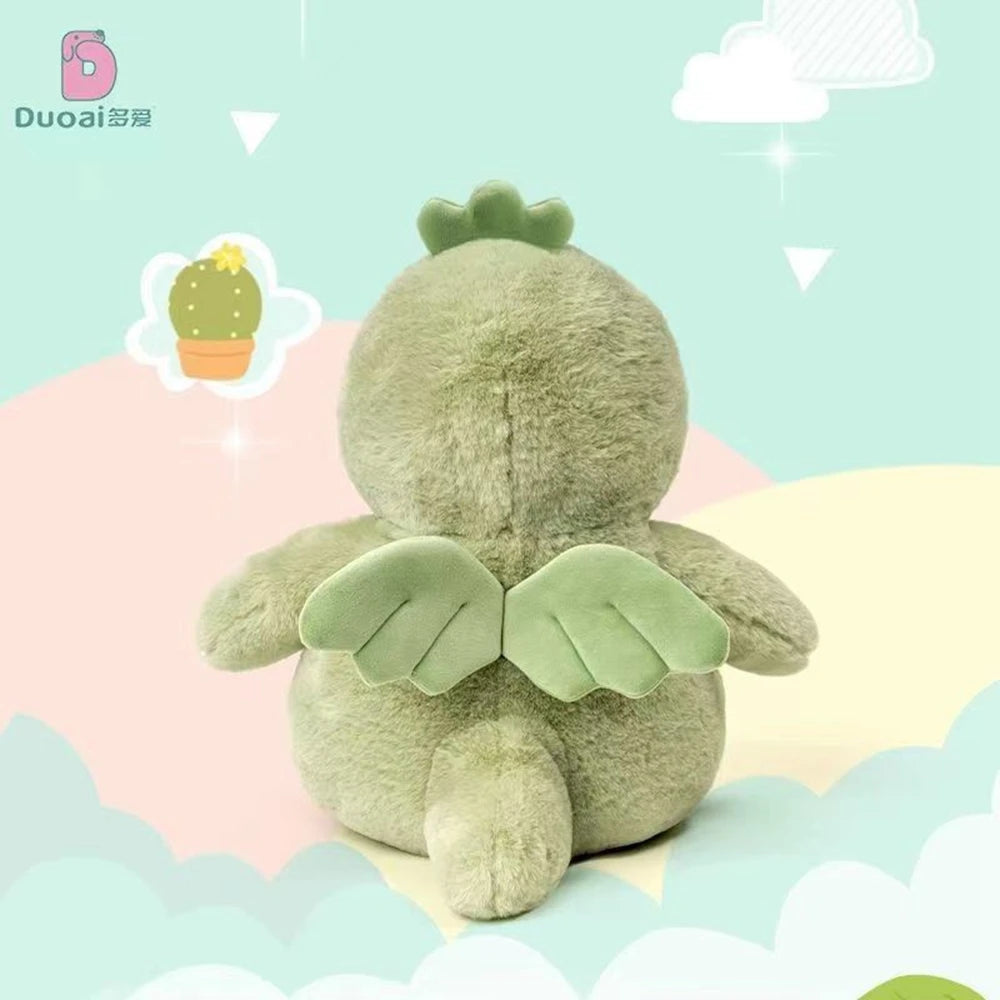 Green Dinosaur Plushie | Cute Stuffed Animal for Kids | Adorbs Plushies