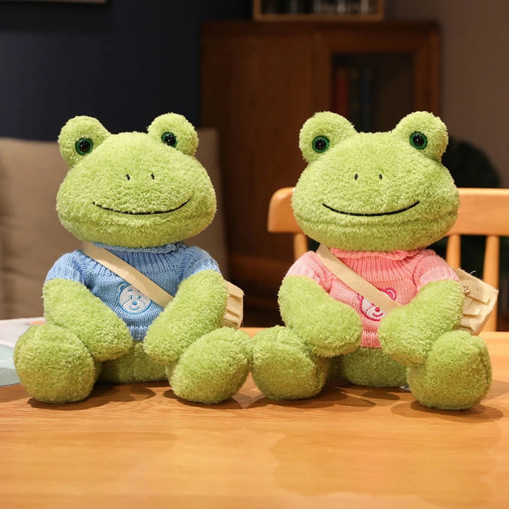 Happy Frog Plush Toy | Comforting Stuffed Animal for Sleep & Gifts | Adorbs Plushies