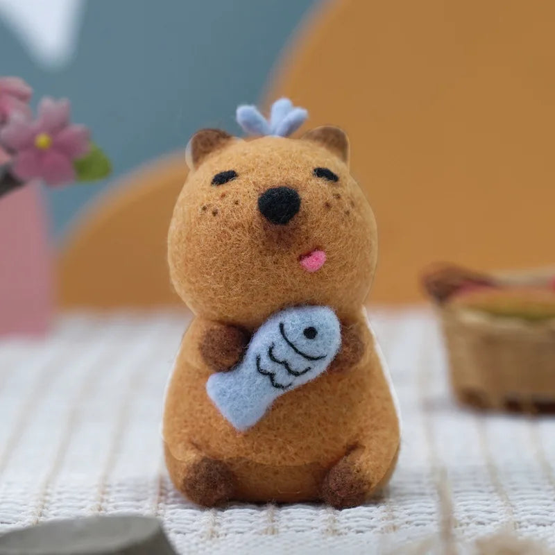 Cute Capybara with Milk Tea Plushie | Adorbs Plushies