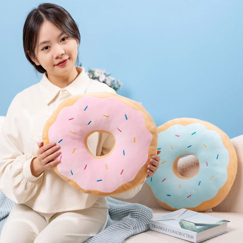 Soft Doughnut Toy - Cookie Biscuit Chair Cushion | Stuffed Animals & Plushies | Adorbs Plushies