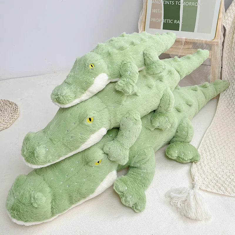 Giant Crocodile Plush Toy - Soft Lazy Alligator Pillow | Stuffed Animals & Plushies | Adorbs Plushies