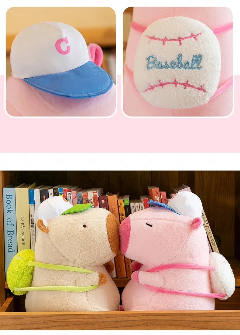 Cute Capybara Sports Cap Plush Toy | Adorbs Plushies