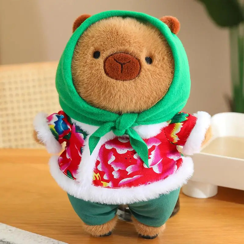 Girly Christmas Capybara Plush | Adorbs Plushies