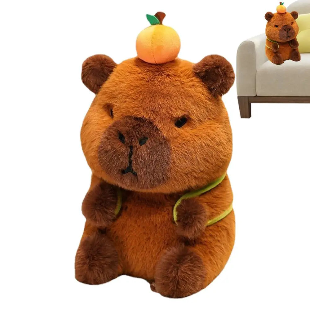 Capybara Plush Toy with Backpack - Soft Huggable Stuffed Animal | Adorbs Plushies