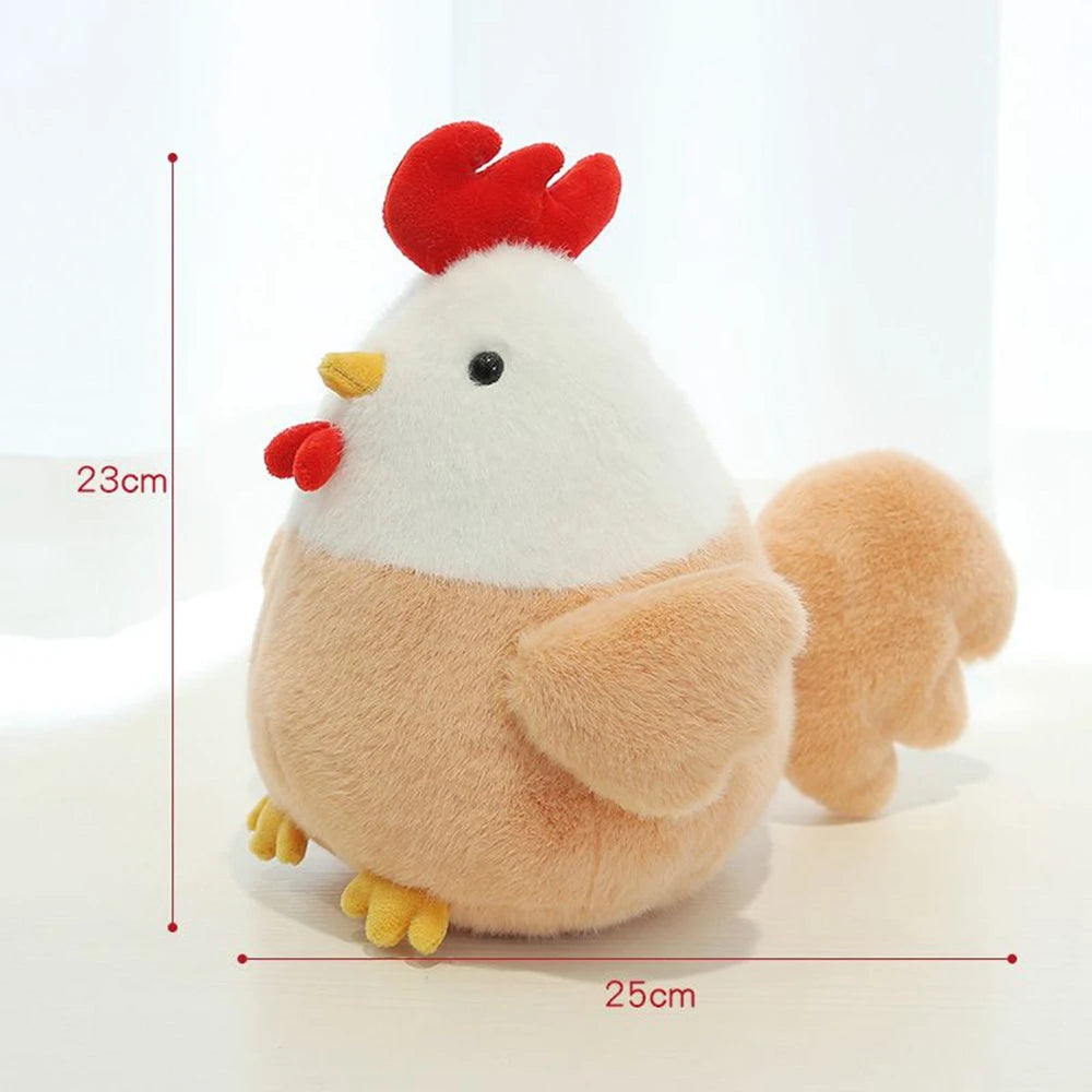 Cute Chicken Plush Doll | Soft Stuffed Animal Hen Toy | Adorbs Plushies