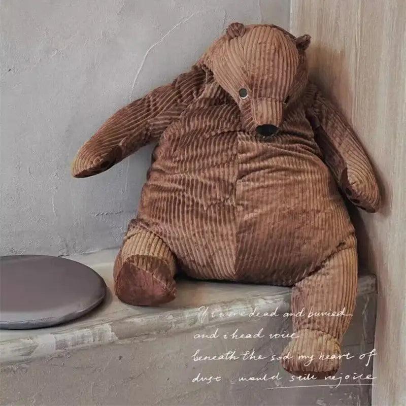 Giant Brown Bear Plush - Lifelike Room Decor for Kids | Stuffed Animals & Plushies | Adorbs Plushies