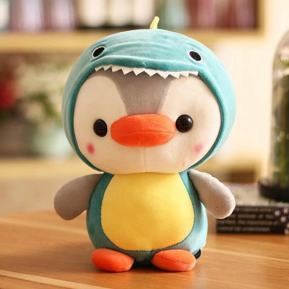Adorable Penguin Plush Toy in Dinosaur & Unicorn Costumes | Adorbs Plushies
