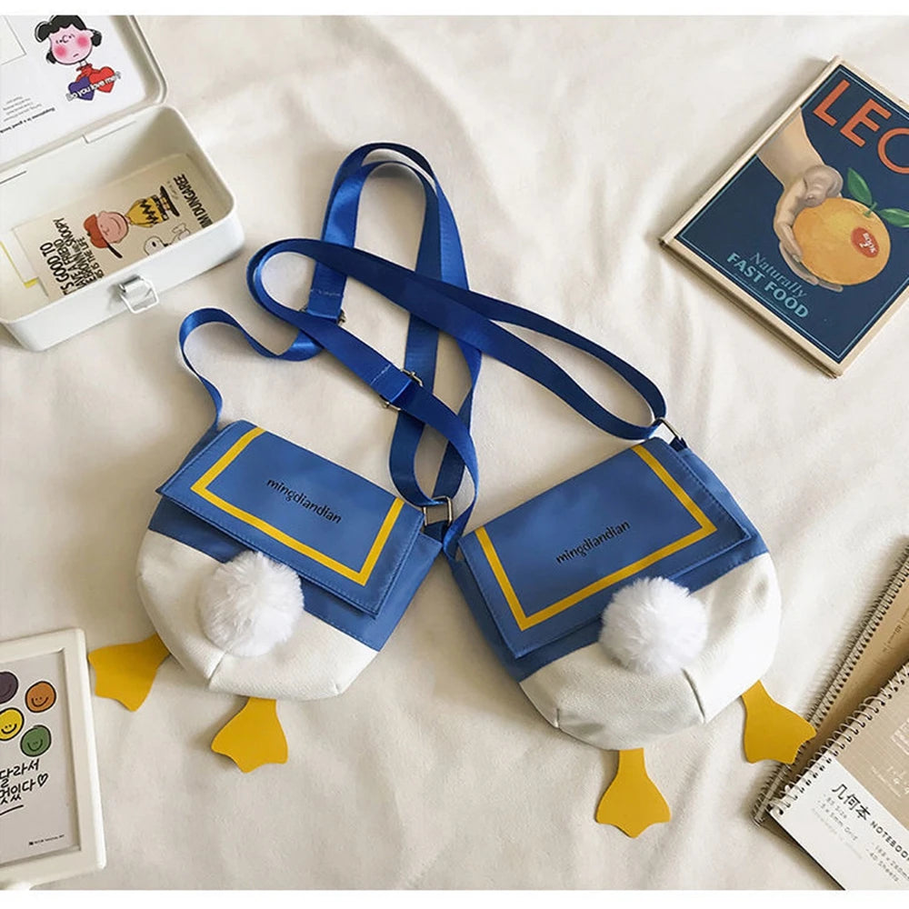 Korean Cartoon Teddy Bear Plushie Crossbody Bag for Girls | Adorbs Plushies