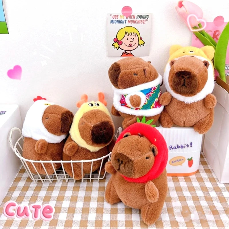 Capybara Plush Keychain with Costumes | Adorbs Plushies