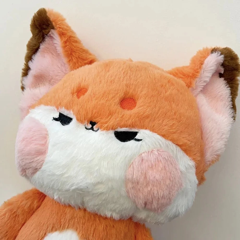 Angry Fox Plush Toy | Cute Stuffed Animal with Oversized Tail | Adorbs Plushies