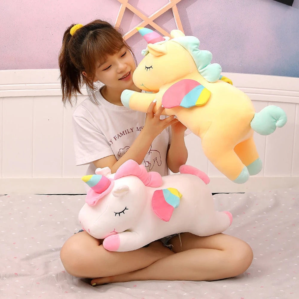 Unicorn Plush Toy | Cute Huggable Stuffed Animal for Sleeping | Adorbs Plushies