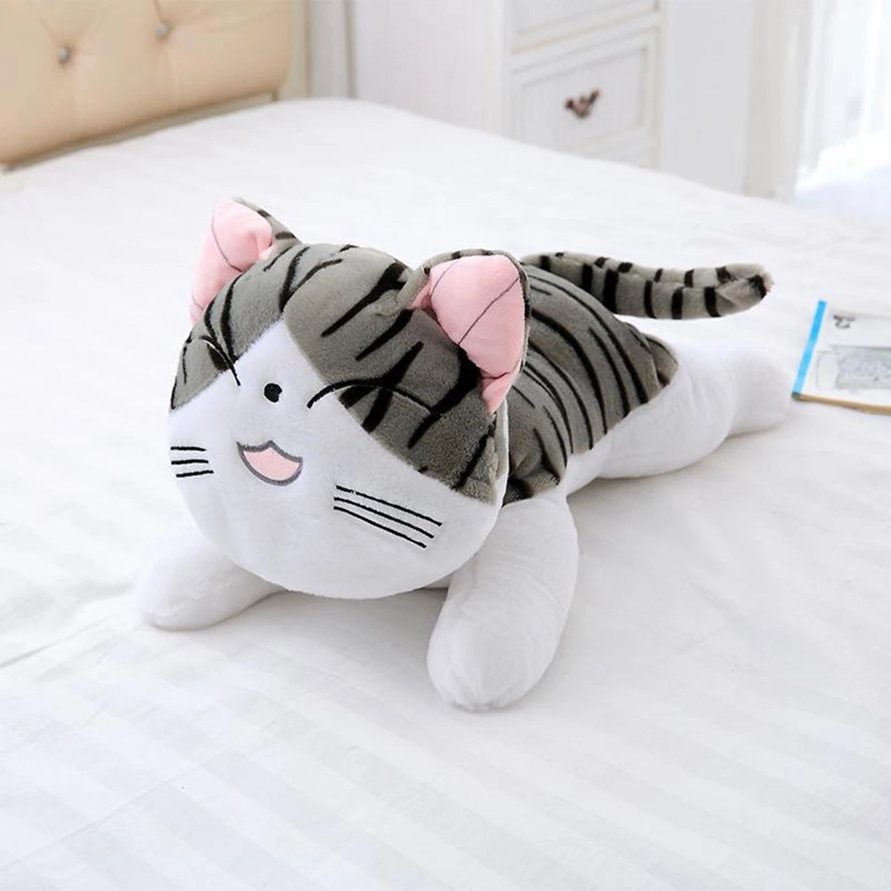 Cat Plush Pillow | Soft Stuffed Animal Toy for Kids | Adorbs Plushies