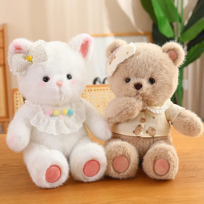 Fluffy Teddy & Bunny Plush - Yummy Cuddly Toys for Hugs | Stuffed Animals & Plushies | Adorbs Plushies