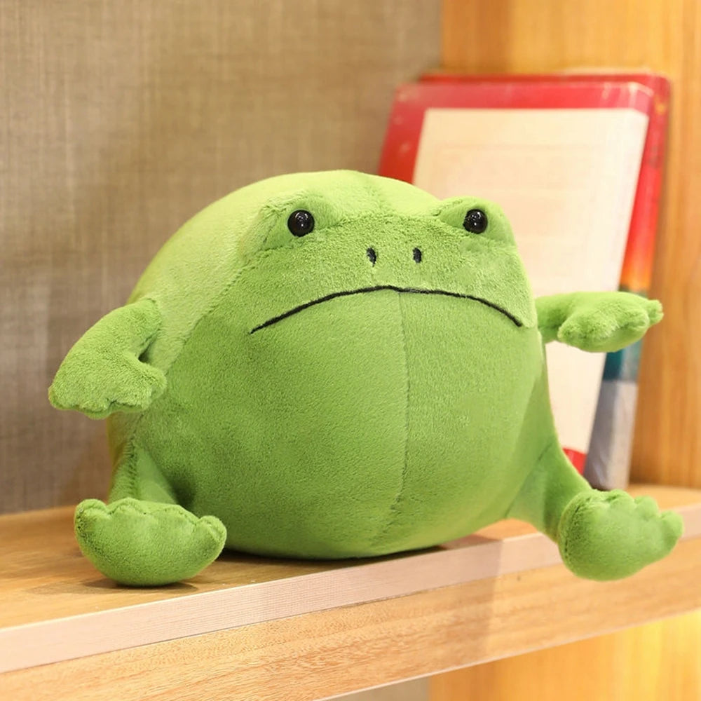 Cute Instagram Ugly Frog Ball Stuffed Toy | Funny Emoji Throw Pillow | Adorbs Plushies