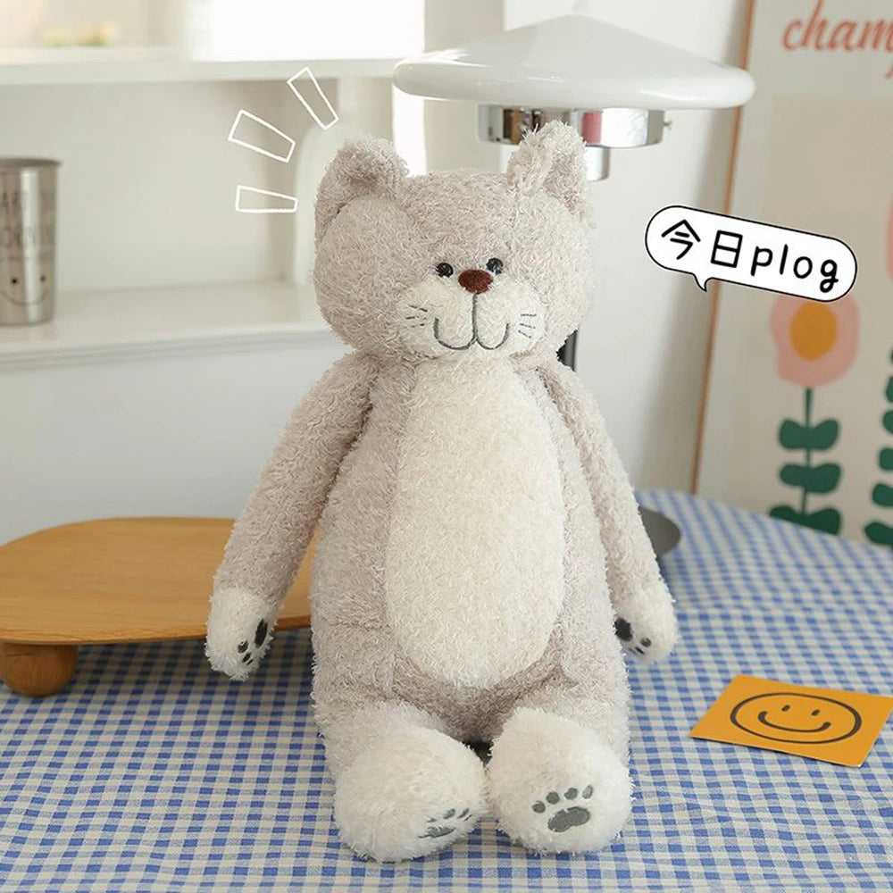 Kawaii Tea Rice Cat Plush Pillow | Stuffed Animal Teddy Bear | Adorbs Plushies