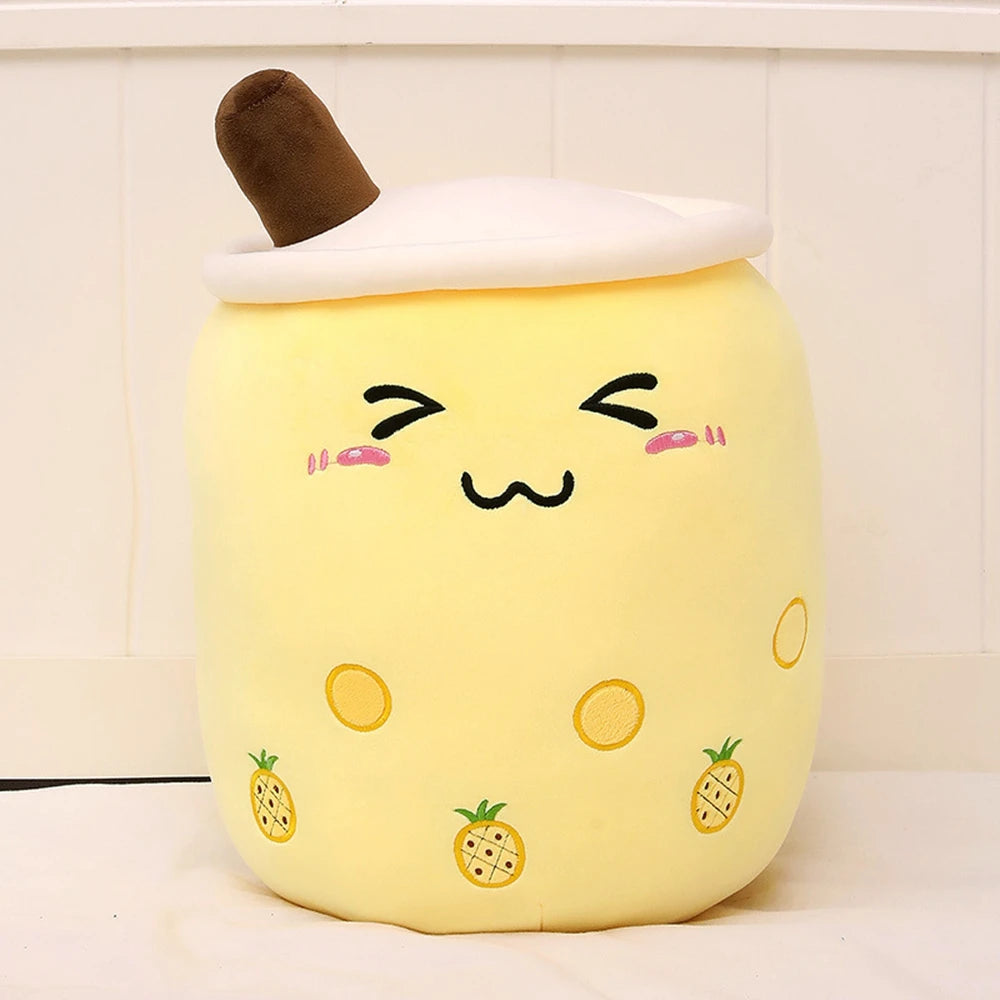 Cute Fruit Milk Tea Plush Toy | Soft Teddy Bear Stuffed Animal | Adorbs Plushies