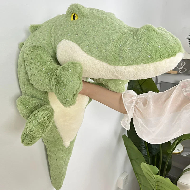 Giant Crocodile Plush Toy - Soft Lazy Alligator Pillow | Stuffed Animals & Plushies | Adorbs Plushies