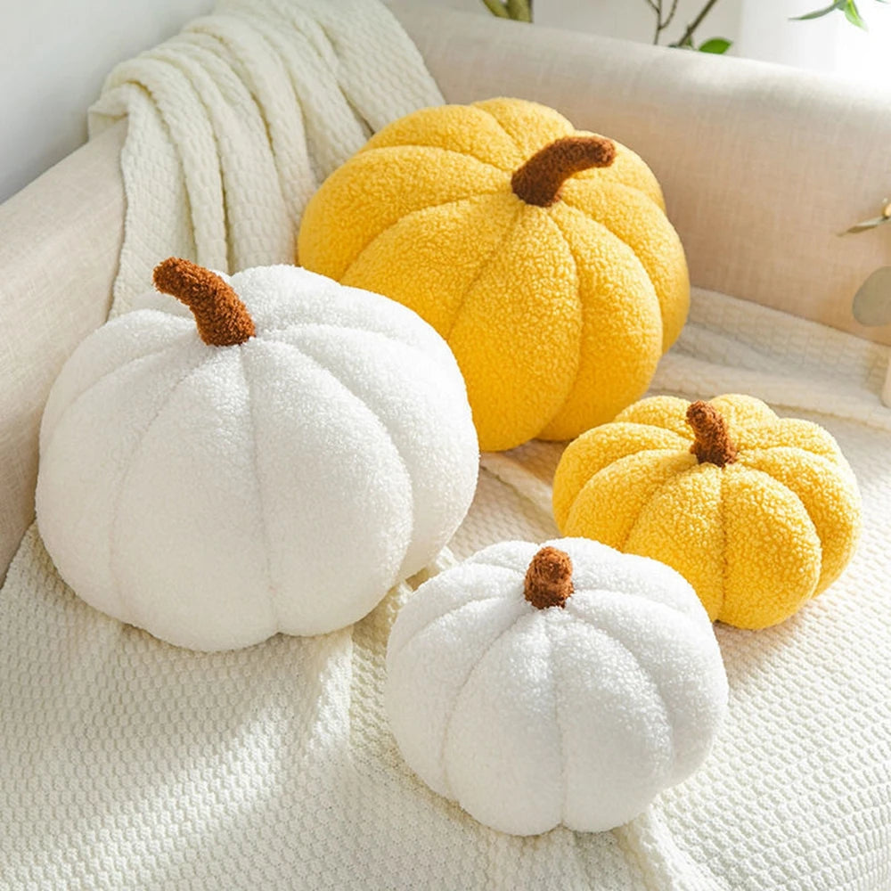 Pumpkin Plush Throw Pillow | Food Stuffed Toy | Adorbs Plushies