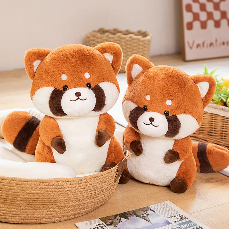 Kawaii Raccoon & Red Panda Plush - Perfect Xmas Gift | Stuffed Animals & Plushies | Adorbs Plushies