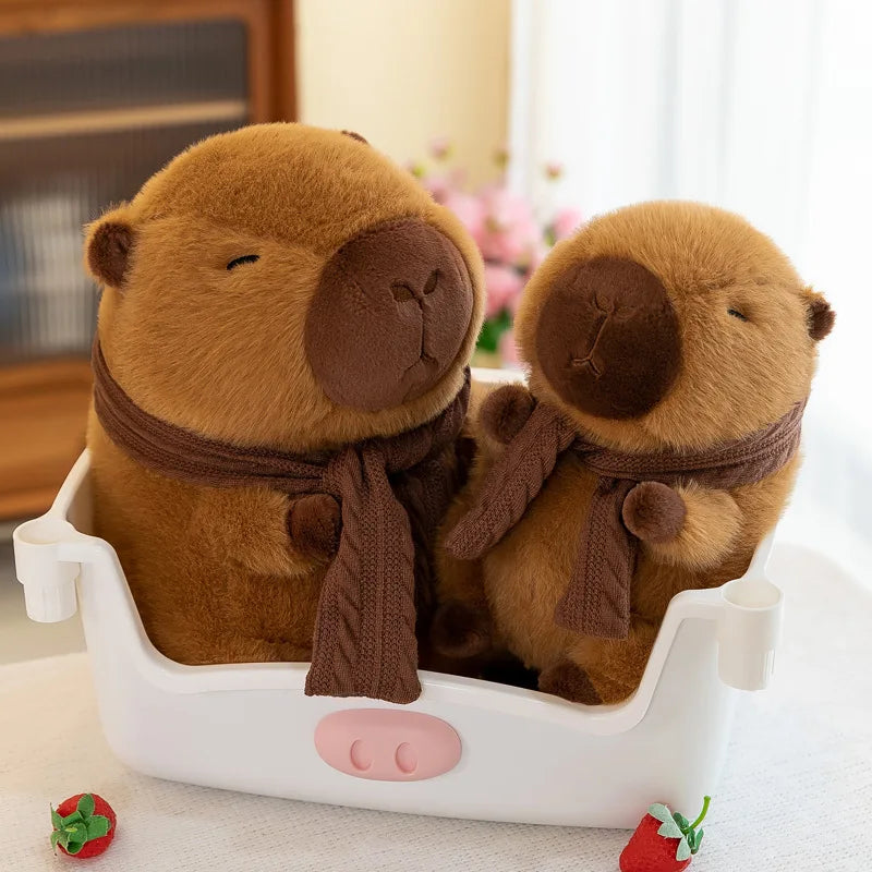 Capybara with Scarf Plush Toy | Adorbs Plushies