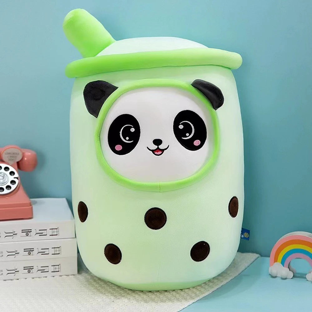 Cute Fruit Milk Tea Plush Toy | Soft Teddy Bear Stuffed Animal | Adorbs Plushies