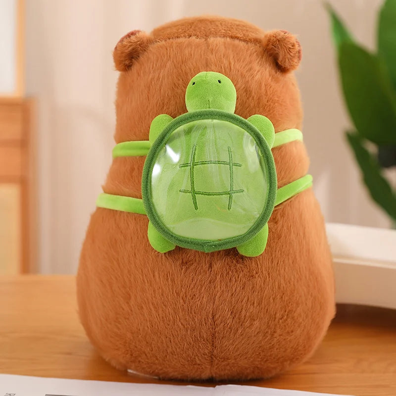 Capybara Plush Toy with Turtle Backpack and other Accessories | Adorbs Plushies