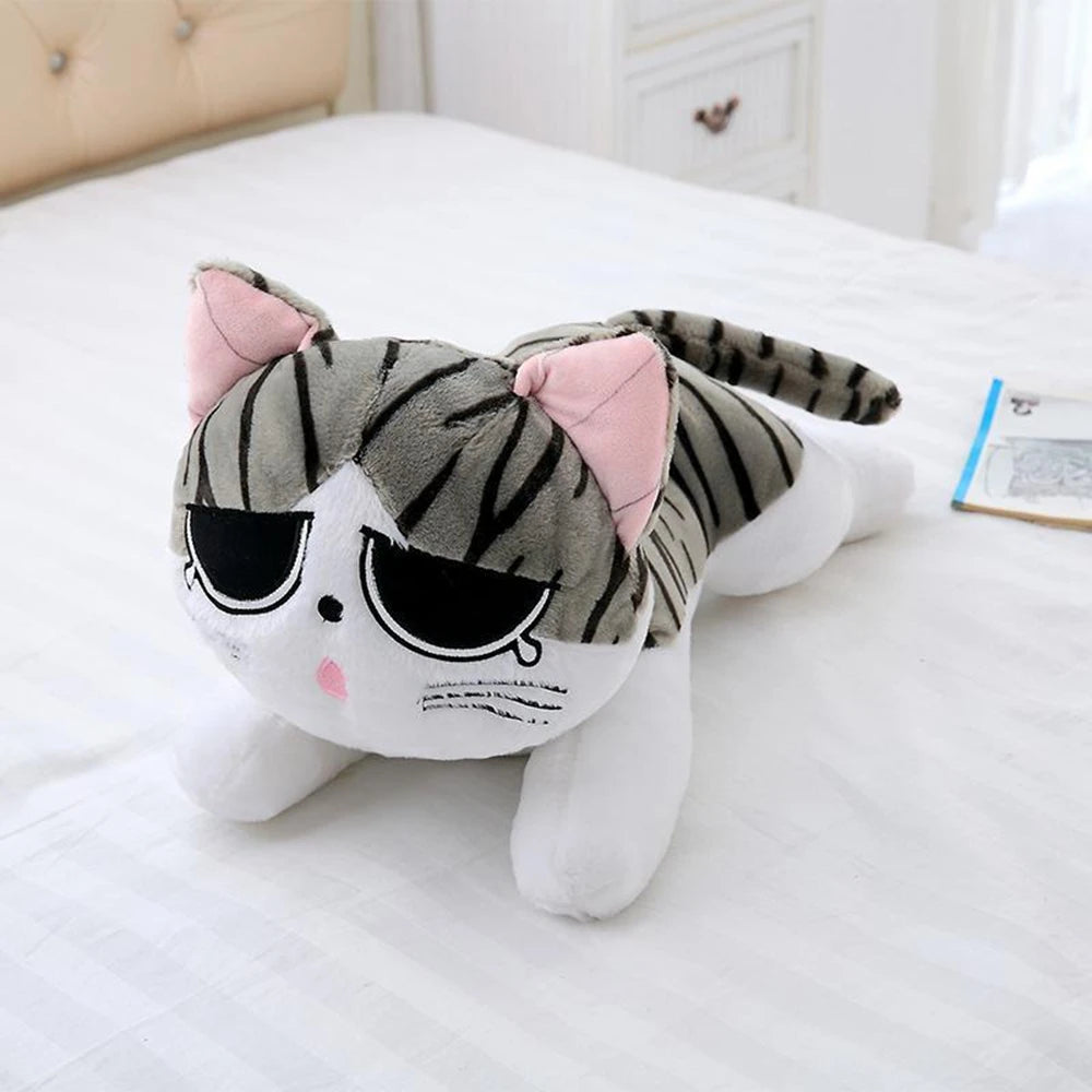 Cat Plush Pillow | Soft Stuffed Animal Toy for Kids | Adorbs Plushies