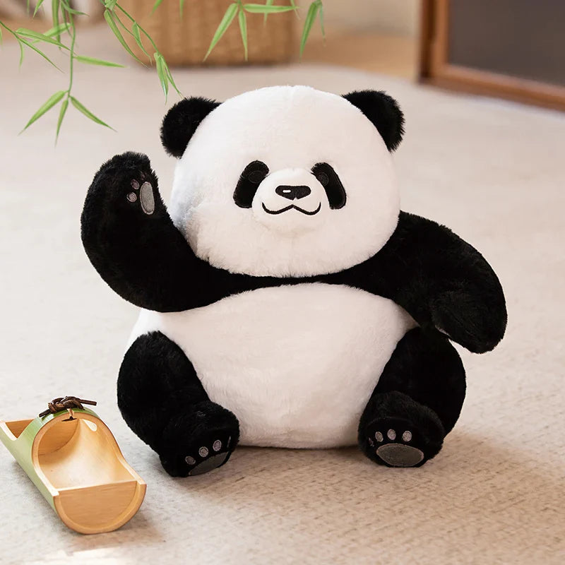 Fluffy Panda Plush - Snack Bag Accessories