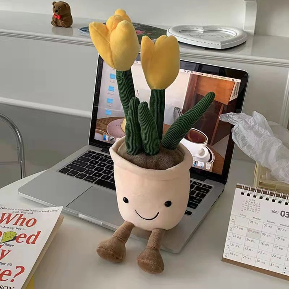 Garden Tulip Plush Toy | Flower Simulation Doll | Adorbs Plushies