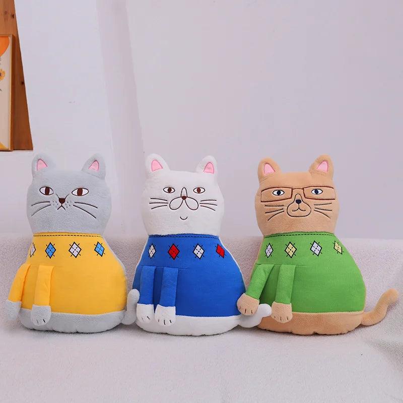 Cartoon Cat Family Plush - Japan Anime Hug Cushion | Stuffed Animals & Plushies | Adorbs Plushies