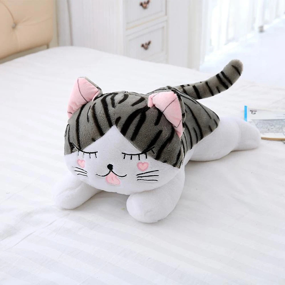 Cat Plush Pillow | Soft Stuffed Animal Toy for Kids | Adorbs Plushies