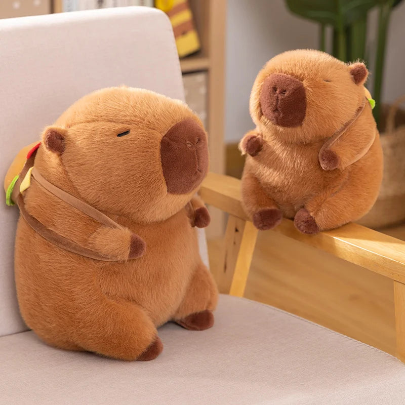 Capybara Plush Stuffed Animal with Backpack | Adorbs Plushies