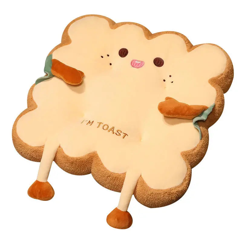 Soft Toast Plush Pillow | Cute Stuffed Toy | Adorbs Plushies