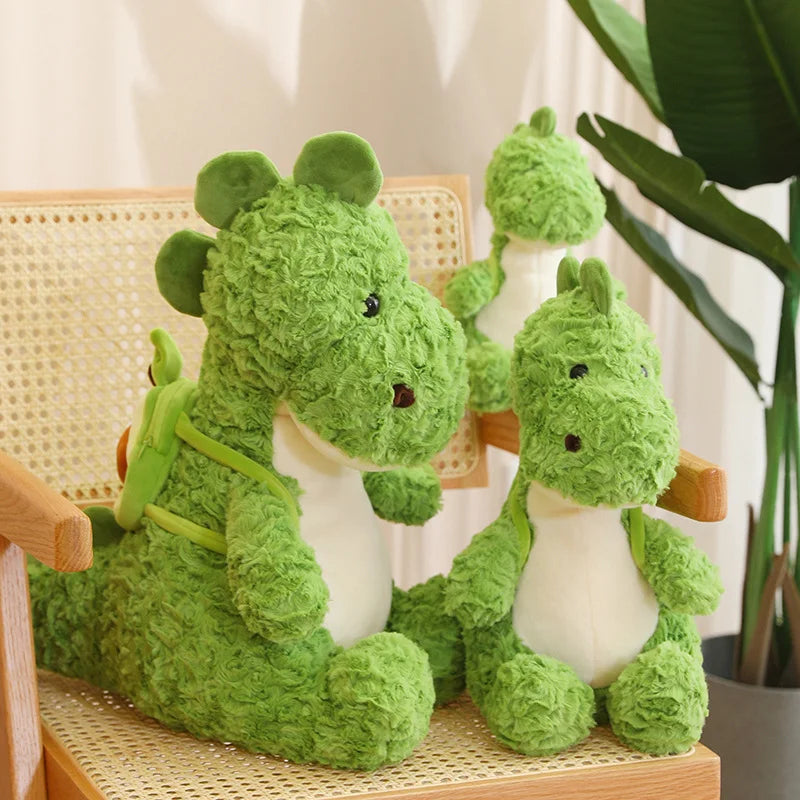 Green Dinosaur Plushie - Avocado Backpack Cuddly Toy | Stuffed Animals & Plushies | Adorbs Plushies