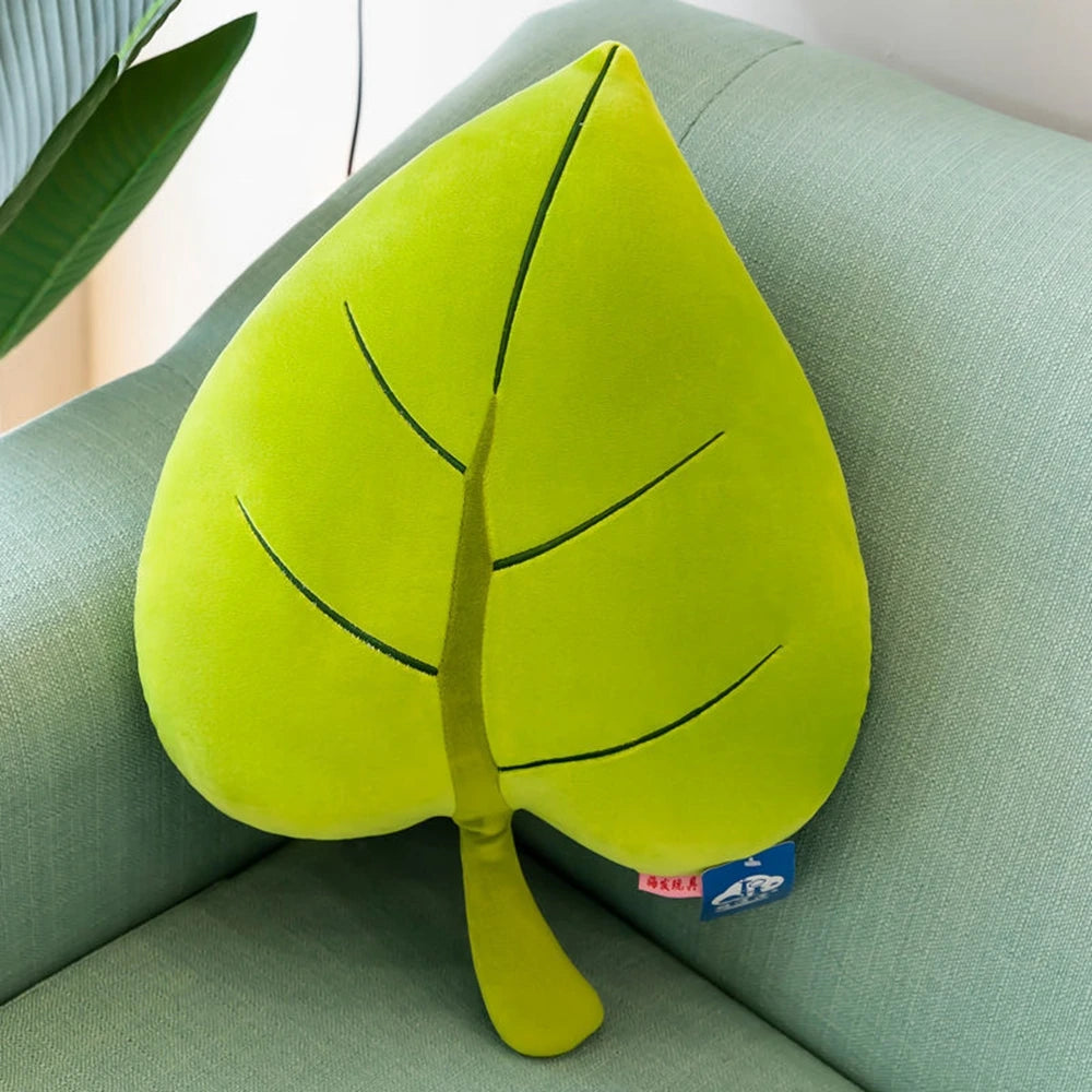 Leaf Throw Pillow Plush Toy | Plushie Pillow | Adorbs Plushies