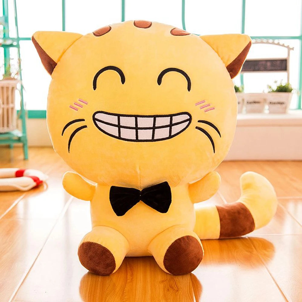 Big Face Cat Plushie | Cute Smiling Stuffed Cat Toy | Adorbs Plushies