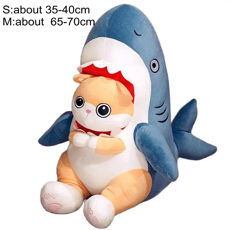 Shark Tail Cat & Dog Plushies - Unique Whale Shiba Pillow