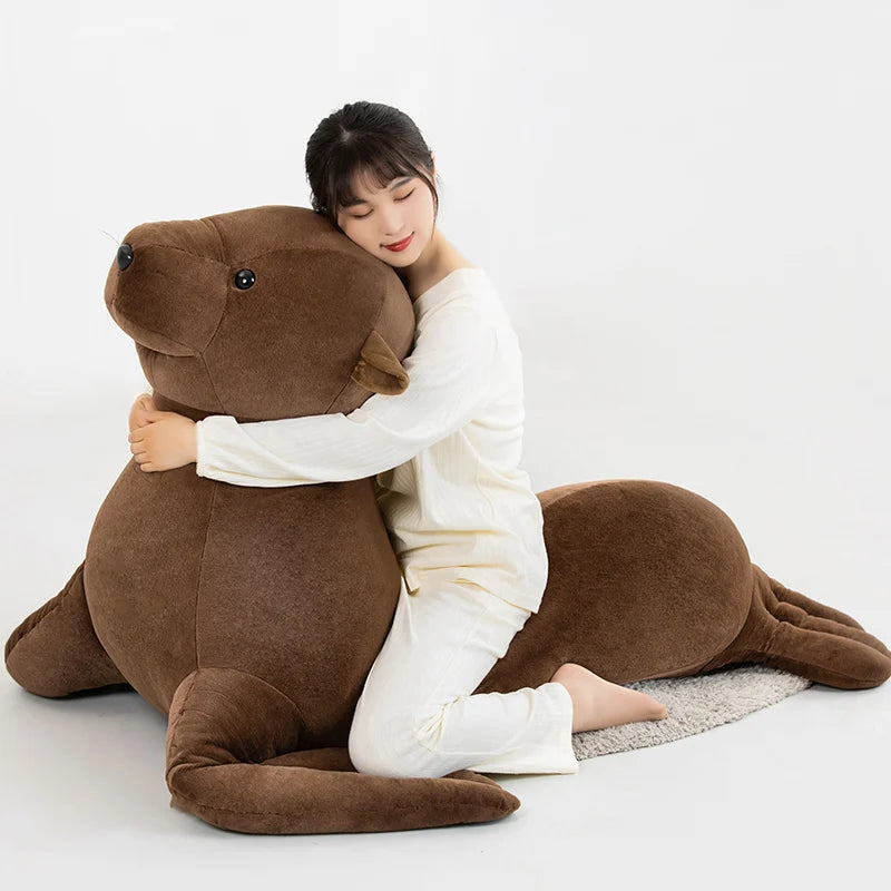 Lifelike Seal Plush Toy - Soft Sea Lion Ocean Pillow | Stuffed Animals & Plushies | Adorbs Plushies